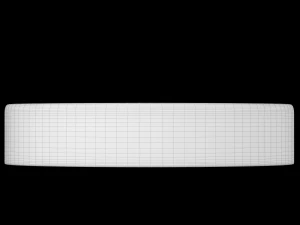 table top wash basin in oval shape modeled in 3ds max 3D Model