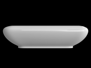 table top wash basin in rectangle shape modeled in 3ds max 3D Model