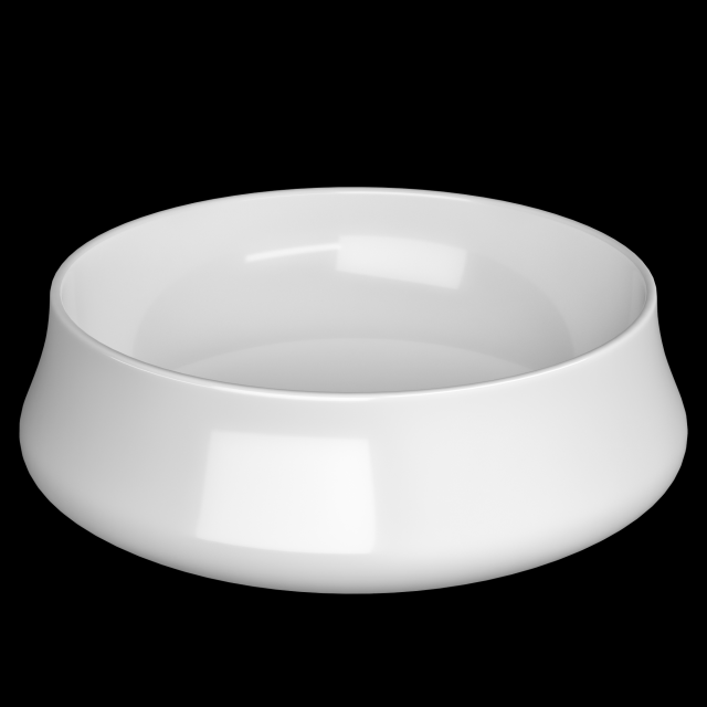 table top wash basin in round shape modeled in 3ds max 3D 모델 .c4d .max .obj .3ds .fbx .stl .blend 