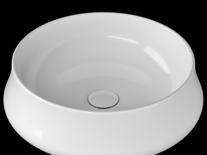 table top wash basin in round shape modeled in 3ds max 3D 모델