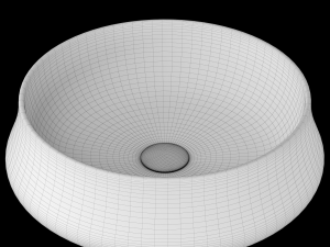 table top wash basin in round shape modeled in 3ds max 3D 모델