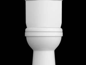 two piece ewc toilet modeled in 3ds max 3D Model
