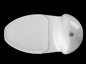 two piece ewc toilet modeled in 3ds max 3D Model