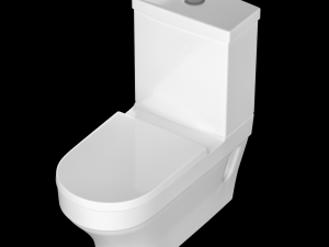 two piece ewc toilet modeled in 3ds max Model 3D