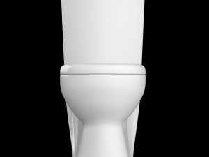 two piece ewc toilet modeled in 3ds max 3D Model