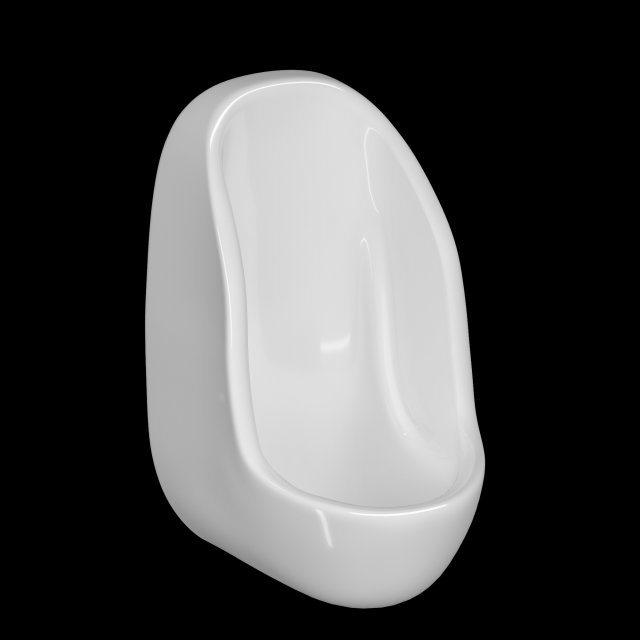 urinal modeled in 3ds max 3D Модель .c4d .max .obj .3ds .fbx .stl .blend 