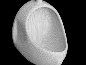 urinal modeled in 3ds max 3D Model