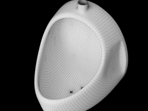 urinal modeled in 3ds max 3D Model