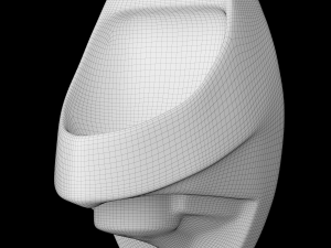 urinal modeled in 3ds max 3D Модель