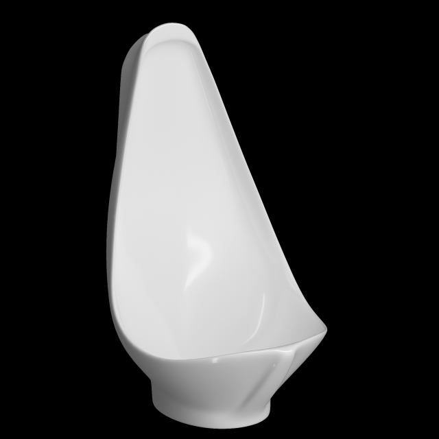 urinal modeled in 3ds max 3D-Modell .c4d .max .obj .3ds .fbx .stl .blend 