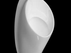 urinal oval shape modeled in 3ds max Model 3D