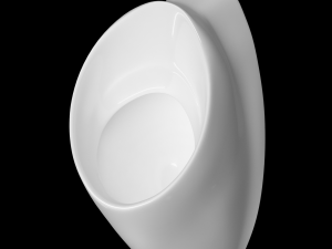 urinal oval shape modeled in 3ds max Modello 3D