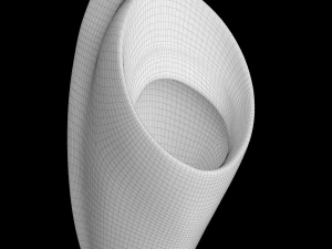 urinal oval shape modeled in 3ds max 3D Model