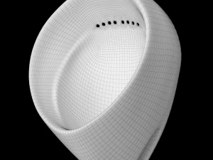 urinal modeled in 3ds max 3D Model