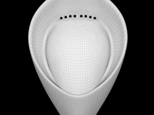 urinal modeled in 3ds max 3D Model