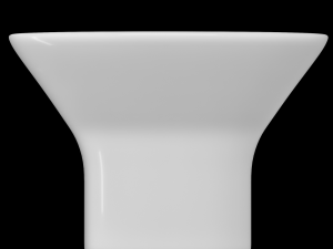 wall hung rectangle shape wash basin modeled in 3ds max Model 3D
