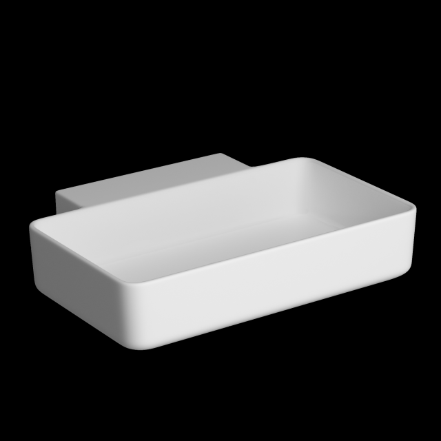 wall hung wash basin modeled in 3ds max 3D 모델 .c4d .max .obj .3ds .fbx .stl .blend 
