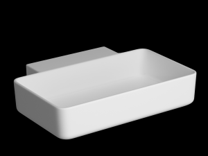 wall hung wash basin modeled in 3ds max Model 3D