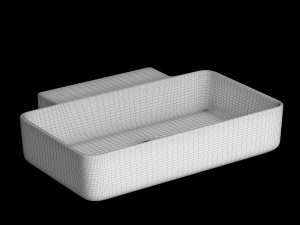 wall hung wash basin modeled in 3ds max 3D 모델