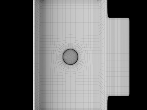 wall hung wash basin modeled in 3ds max 3D 모델