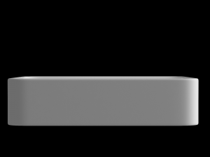 wall hung square shape wash basin modeled in 3ds max 3D Модель