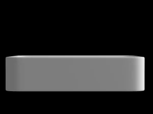 wall hung square shape wash basin modeled in 3ds max 3D Model