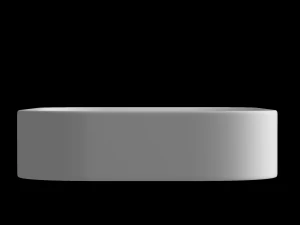 wall hung rounded rectangle wash basin modeled in 3ds max 3D Model