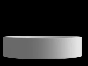 wall hung round shape wash basin modeled in 3ds max 3D Model