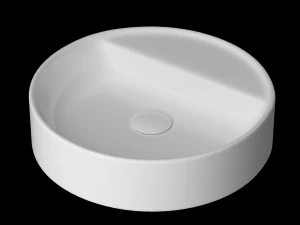 wall hung round shape wash basin modeled in 3ds max 3D Model