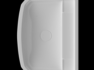wall hung rectangle wash basin modeled in 3ds max Modelo 3D