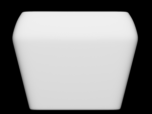 wall hung square wash basin modeled in 3ds max Modelo 3D