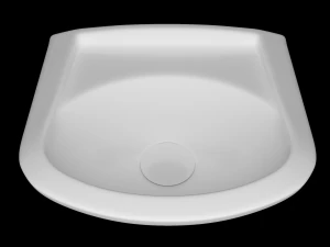 wall hung half round wash basin modeled in 3ds max 3D Model