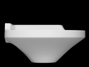 wall hung corner wash basin modeled in 3ds max 3D Model