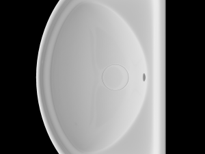wall hung rectangle wash basin modeled in 3ds max 3D मॉडल