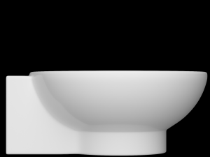 wall hung corner wash basin modeled in 3ds max 3D-Modell