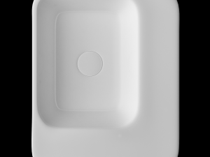 wall hung basin rectangle shape modeled in 3ds max 3D 모델