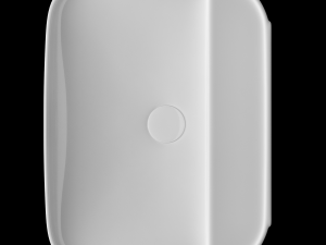wall hung rounded rectangle wash basin modeled in 3ds max Model 3D