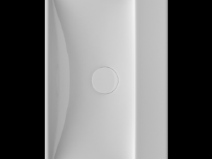wall hung rectangle shape wash basin modeled in 3ds max 3D Model