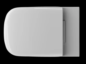 wall hung water closet toilet modeled in 3ds max 3D Model