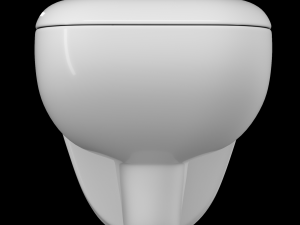 wall hung water closet toilet modeled in 3ds max 3D Модель