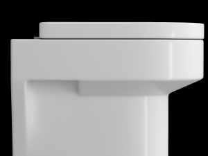 wall hung water closet toilet modeled in 3ds max 3D Модель