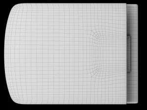 Vaso sanit&aacute;rio suspenso modelado no 3ds max Modelo 3D