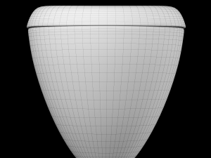 wall hung water closet toilet modeled in 3ds max 3D मॉडल