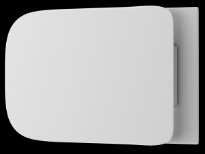 wall hung water closet toilet modeled in 3ds max 3Dモデル