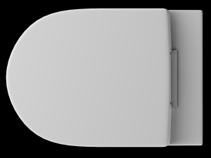wall hung water closet toilet modeled in 3ds max 3D Модель