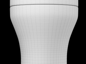 wall hung water closet toilet modeled in 3ds max 3D Модель