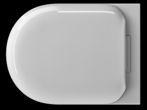 wall hung water closet toilet modeled in 3ds max Model 3D