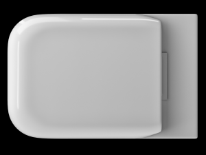 wall hung water closet toilet modeled in 3ds max Model 3D