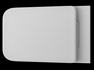 wall hung water closet toilet modeled in 3ds max Model 3D