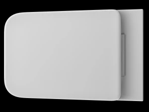 wall hung water closet toilet modeled in 3ds max 3D Model